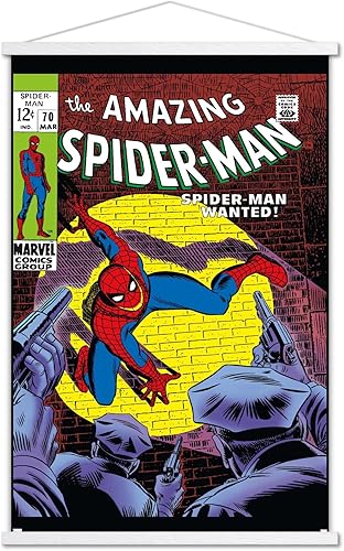 Miniatura 7 de Trends International Marvel Comics - Amazing Spider-Man 70 - Póster de pared 22375 x 34 pulgadas paquete de impresión premium y colgador de madera