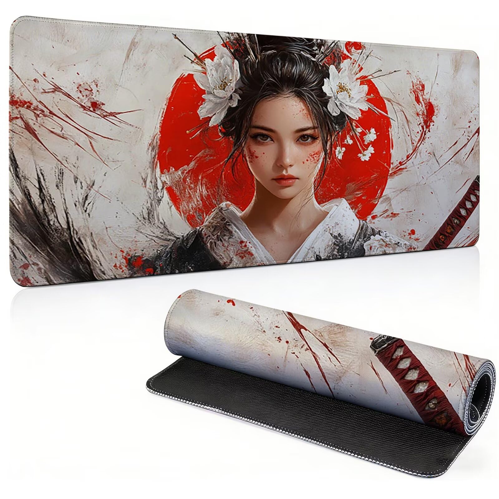 Tappetino Mouse Gaming, 900x450mm Tappetino Mouse XXL Giappone 0c0-698