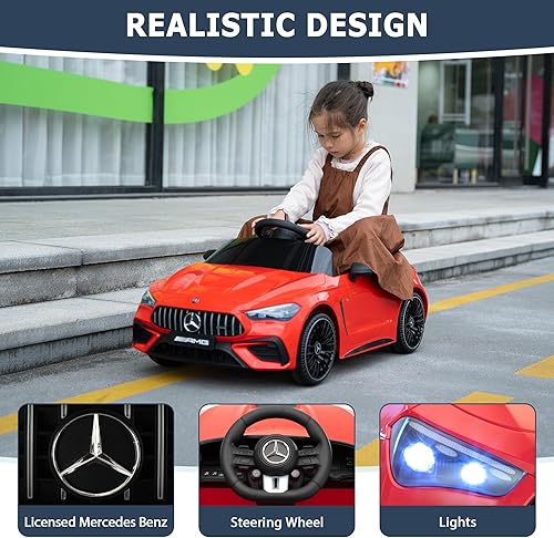 Miniatura 2 de TOBBI Mercedes-Benz AMG - Coche eléctrico con licencia para niños con control remoto, juguete a batería para niños de 3 a 8 años con diseño de