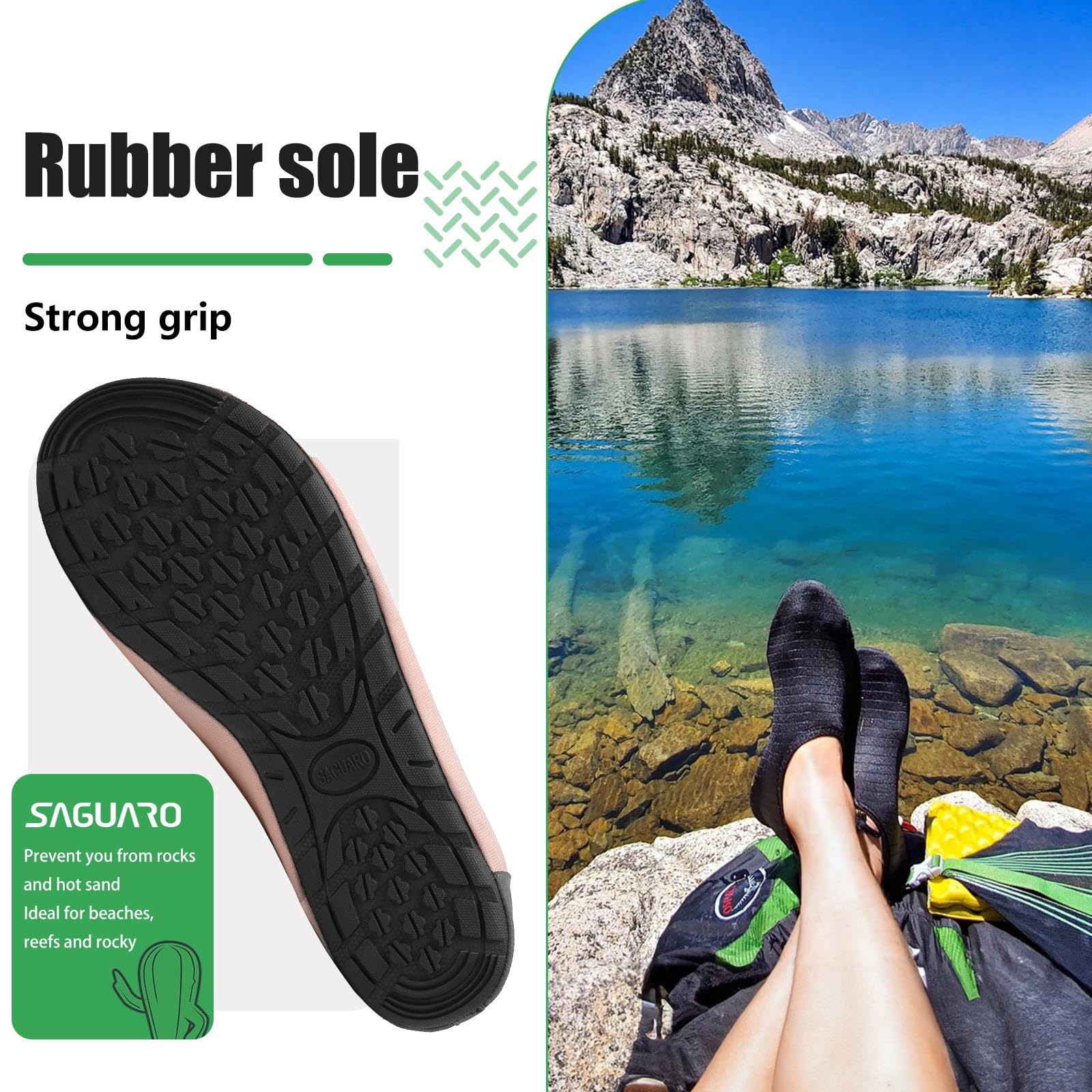 SAGUARO Scarpette da Scoglio Scarpe da Sport Acquatici, Unisex