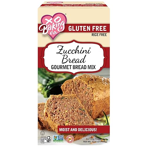 Miniatura 3 de XO - Mezcla de pan de calabacín para hornear, mezcla de pan de calabacín sin OMG sin gluten, sin conservantes ni sabores artificiales