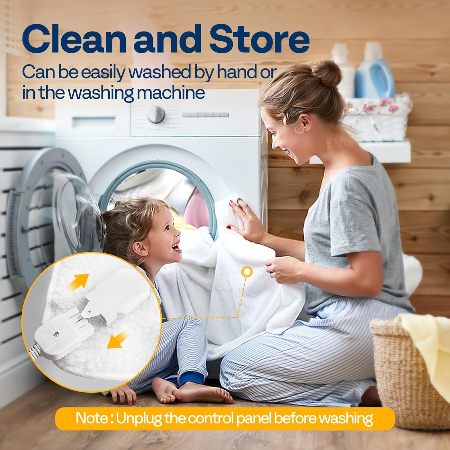 VIVOHOME Massage Table Warmer with Timer and 5 Heat Settings from 68℉ to 131℉ for Spa Bed, 71" X 30" (L X W)