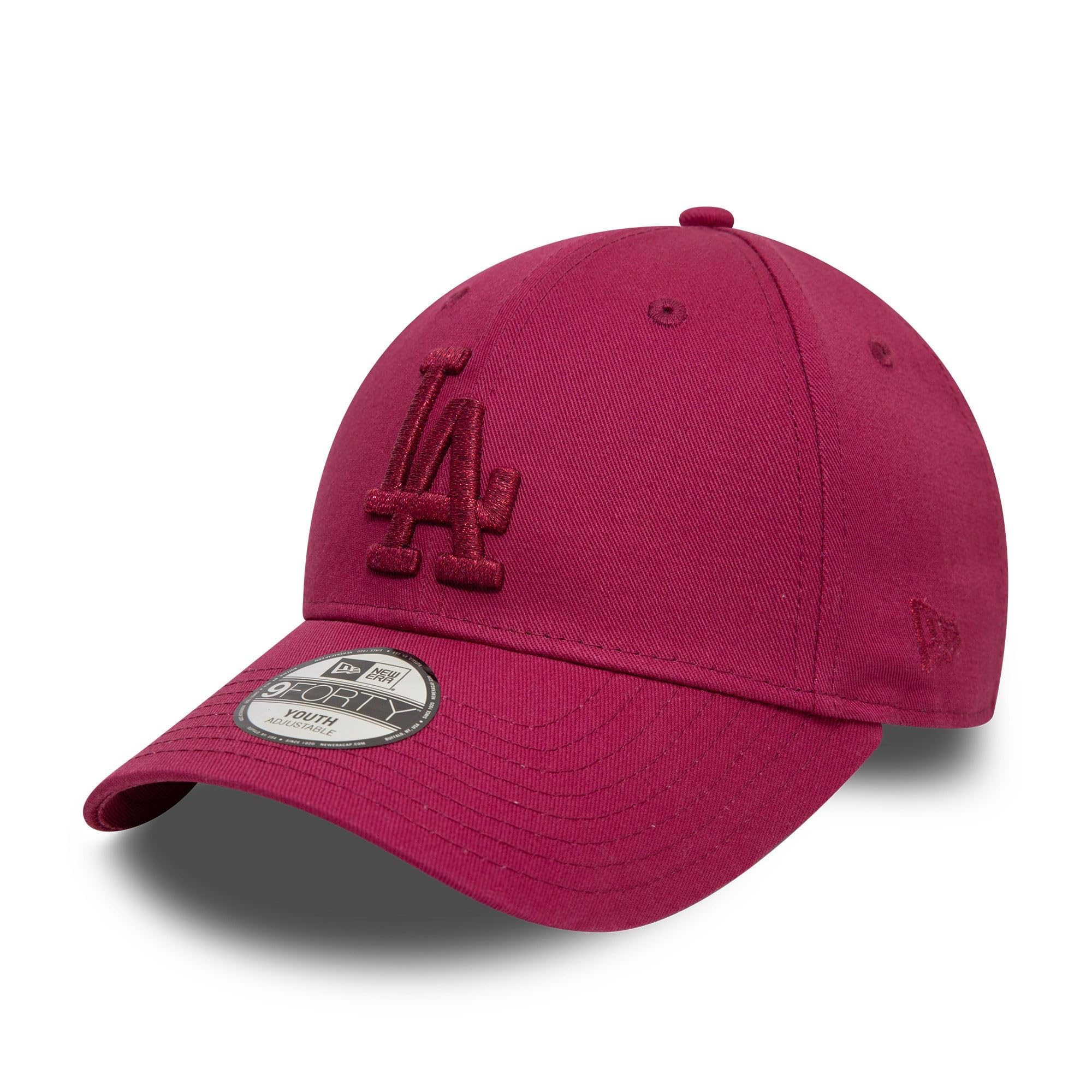 New Era Los Angeles Dodgers MLB Baseball Cap hat Children boy Girl Adjustable LA red Pink — image 1