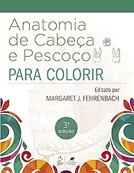 Anatomia de Cabeça e Pescoço para Colorir