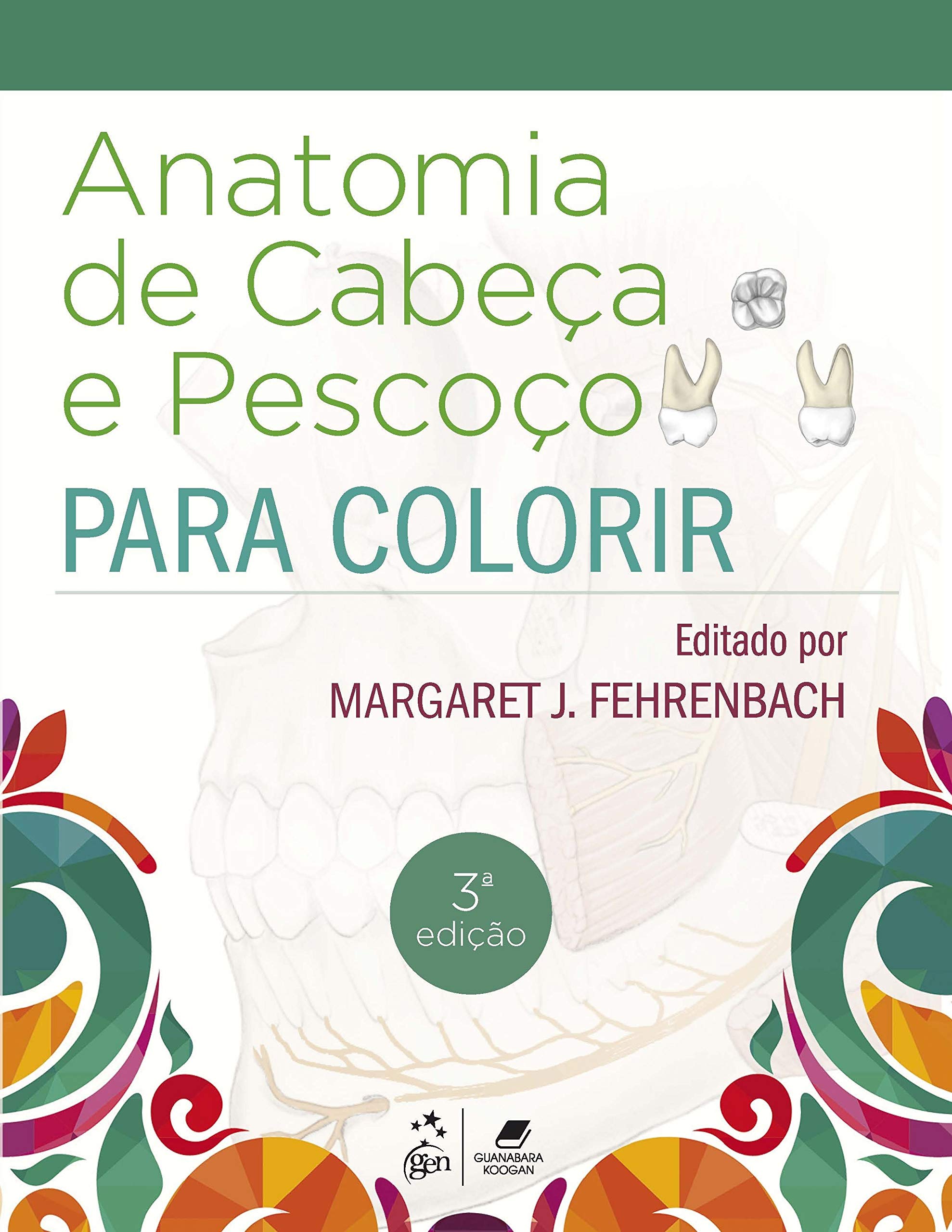Anatomie de la tête et du cou livre de coloriage pour mémoriser facilement