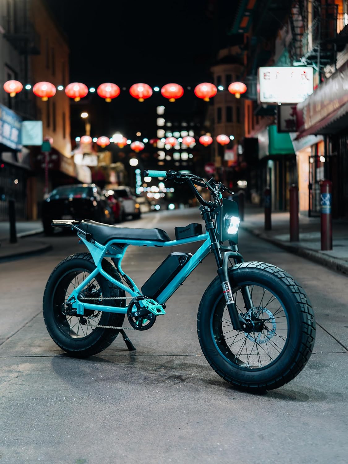 MACFOX X7L Electric Bike for Teens Adults, 750W Peak Power Class 2 Ebike 20MPH with 20x5.0 Rear Fat Tire and Hydraulic Brakes Suitable for Travel in The City/Campus (UL2849/Black/Standard)