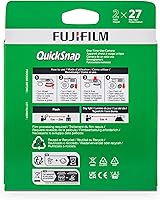 Vista 5 de Cámara de película Fujifilm QuickSnap Flash 400 de un solo uso de 35mm con flash, 27 exposiciones, paquete de 8