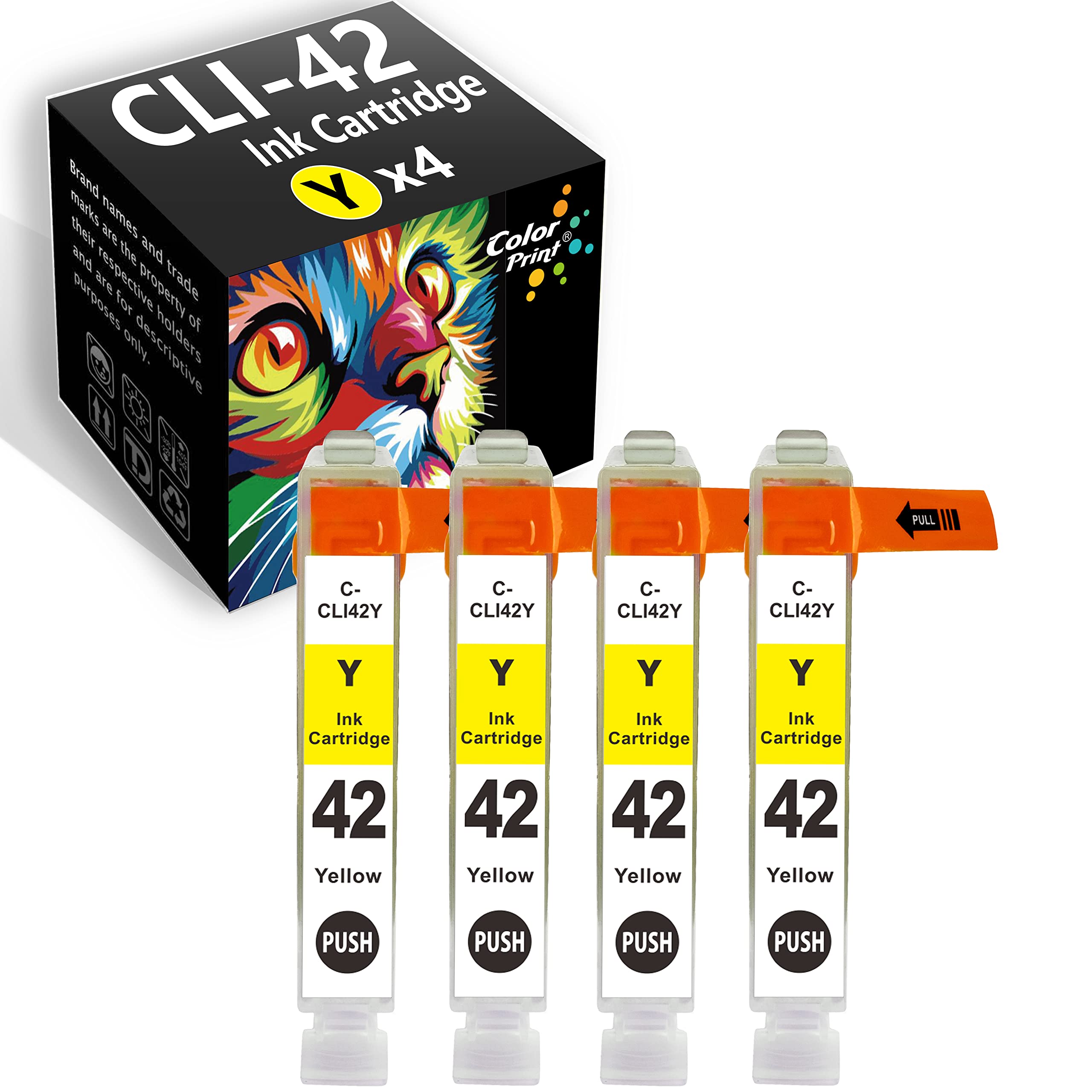 Amazon.com: Color Print Compatible CLI42 Yellow 42 Ink Cartridge