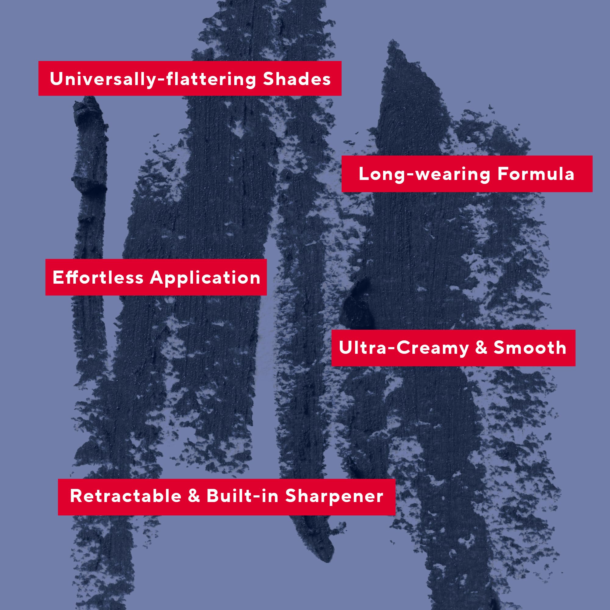 Mirabella Retractable Eye Definer Gel Eyeliner Pencil, Richly Pigmented Color Eyeliner Offers All-Day Wear for Precise and Sultry Looks with Hydrating Antioxidants Vitamin E and C, Twig