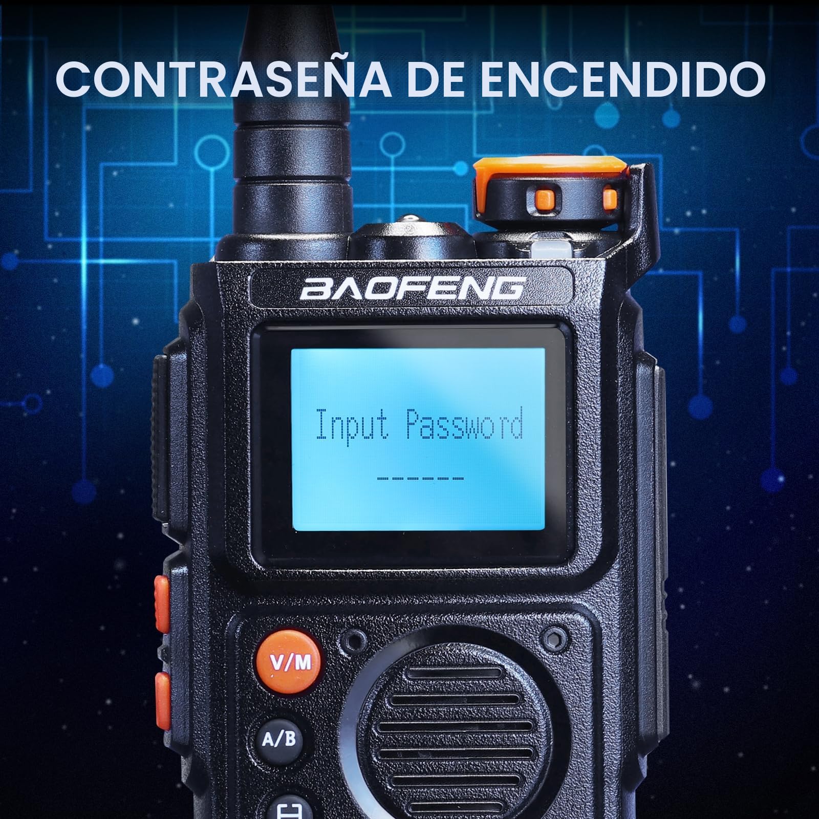 BAOFENG K6 Tres Bandas Walkie Talkie, Radio Amateur 6 W, Multibanda UHF/VHF/FM/Air, batería de 2600 mAh, Carga USB-C, 999 Canales, Copia de frecuencia inalámbrica, frecuencia de repetidor inverso