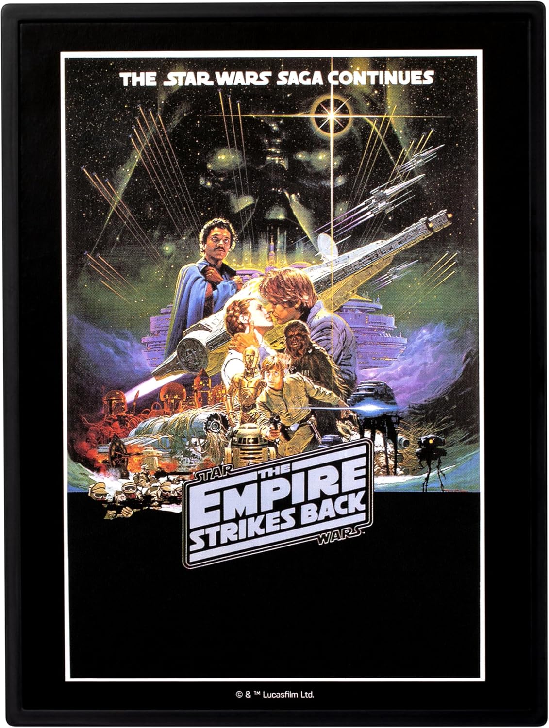 FANDROP SW04-Star Wars: The Empire Strikes Backâ - Luke Skywalker VS. Darth Vader, FANDROP Combines an Epic Diorama, Artifacts & Scene Marker Creating A Display to Enhance Any Star Wars Collection