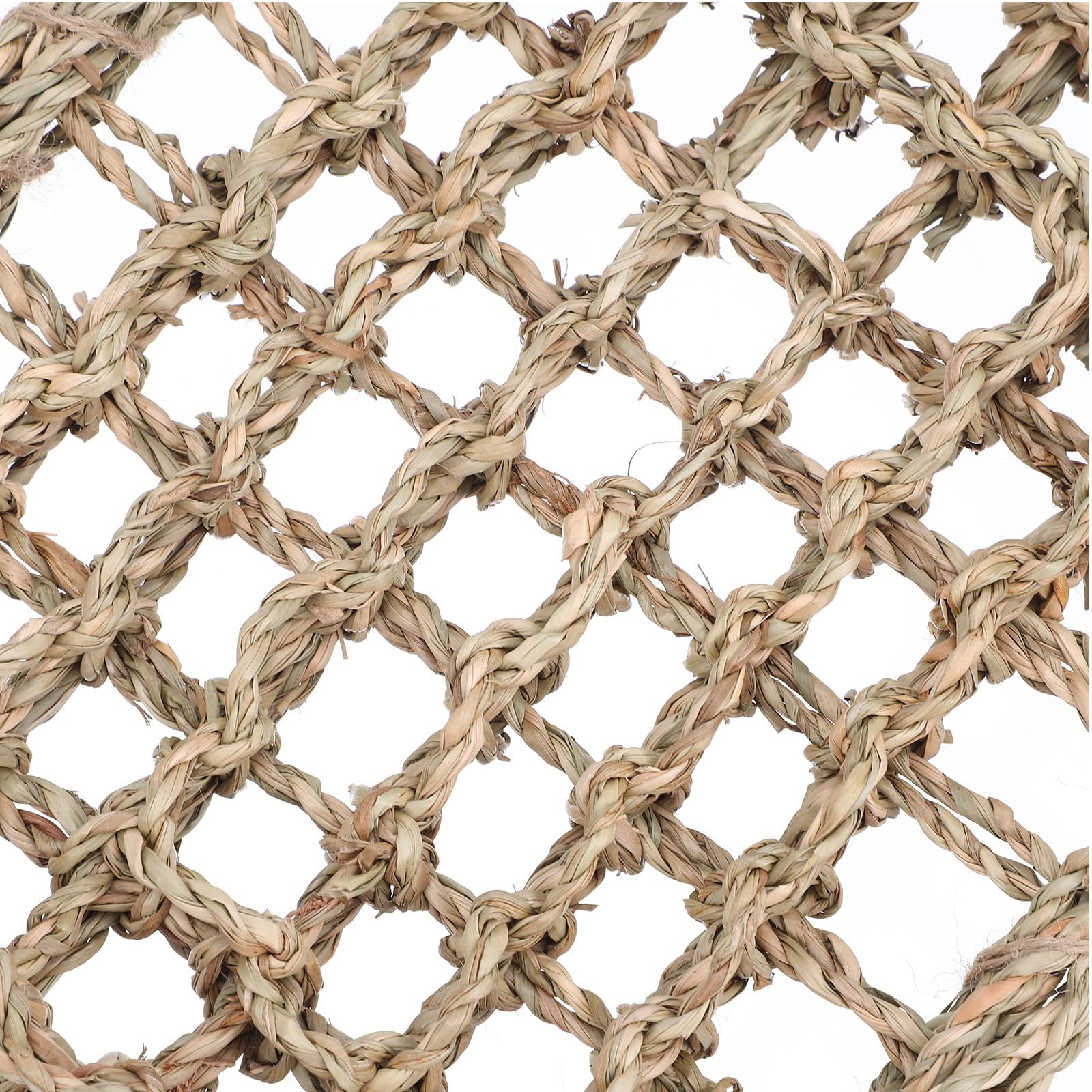 PRETYZOOM Lot de 2 Hamacs Tressés en Herbe pour Dragon Barbu, Lit Polyvalent en Fer et Fibres Naturelles, pour Reptiles et Cachette Estivale