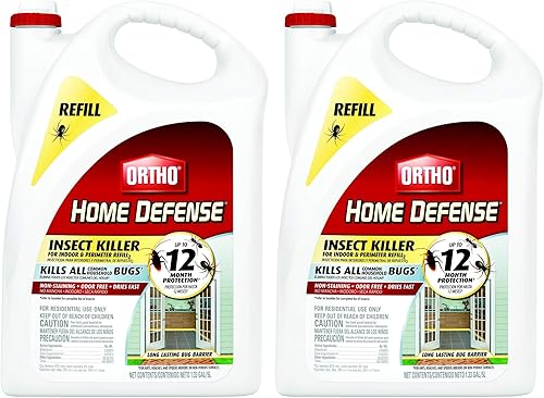 Ortho Home Defense - Insectos para interior y perímetro de repuesto, 1.33 galones, paquete de 2