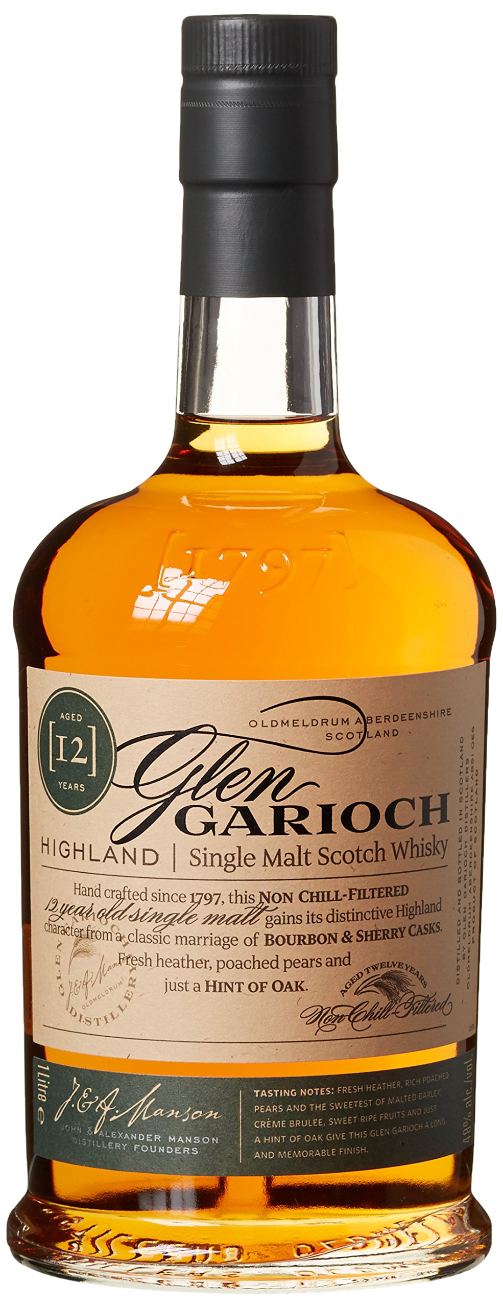 Glen Garioch 12 Years Old Highland Single Malt Scotch Whisky 48% Vol. 1l in Giftbox