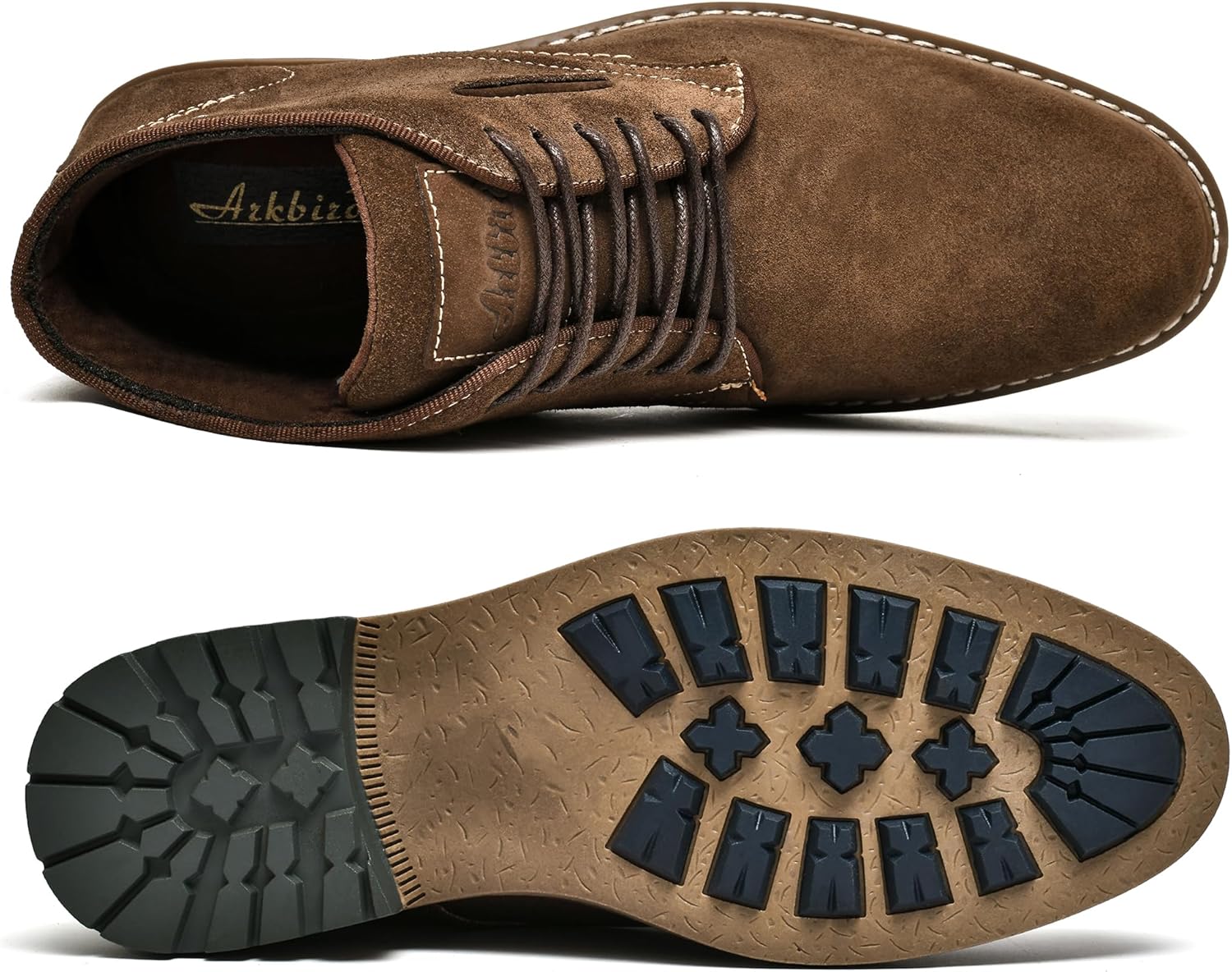 Arkbird Chukka Boots Fashion and Comfort Casual Oxfords Ankle Lace Up Boot - Image 3