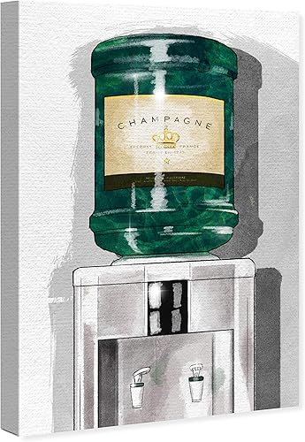 Miniatura 2 de The Oliver Gal Artist Co. Drinks and Spirits - Lienzo decorativo para pared con texto en inglés «All About The Champagne», decoración del hogar, 20