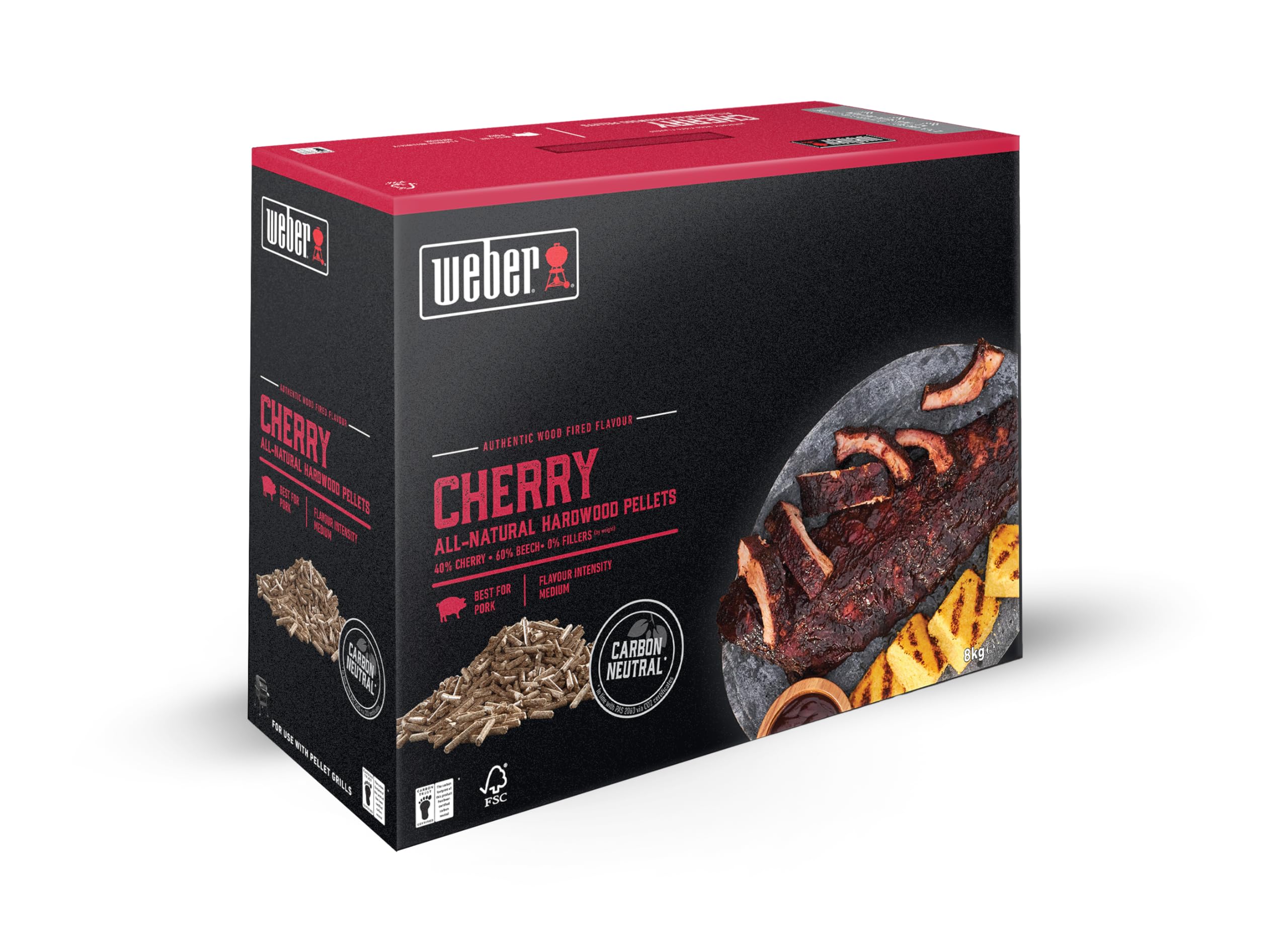Pellet di legno FSC Weber - Ciliegio Cod. 18293