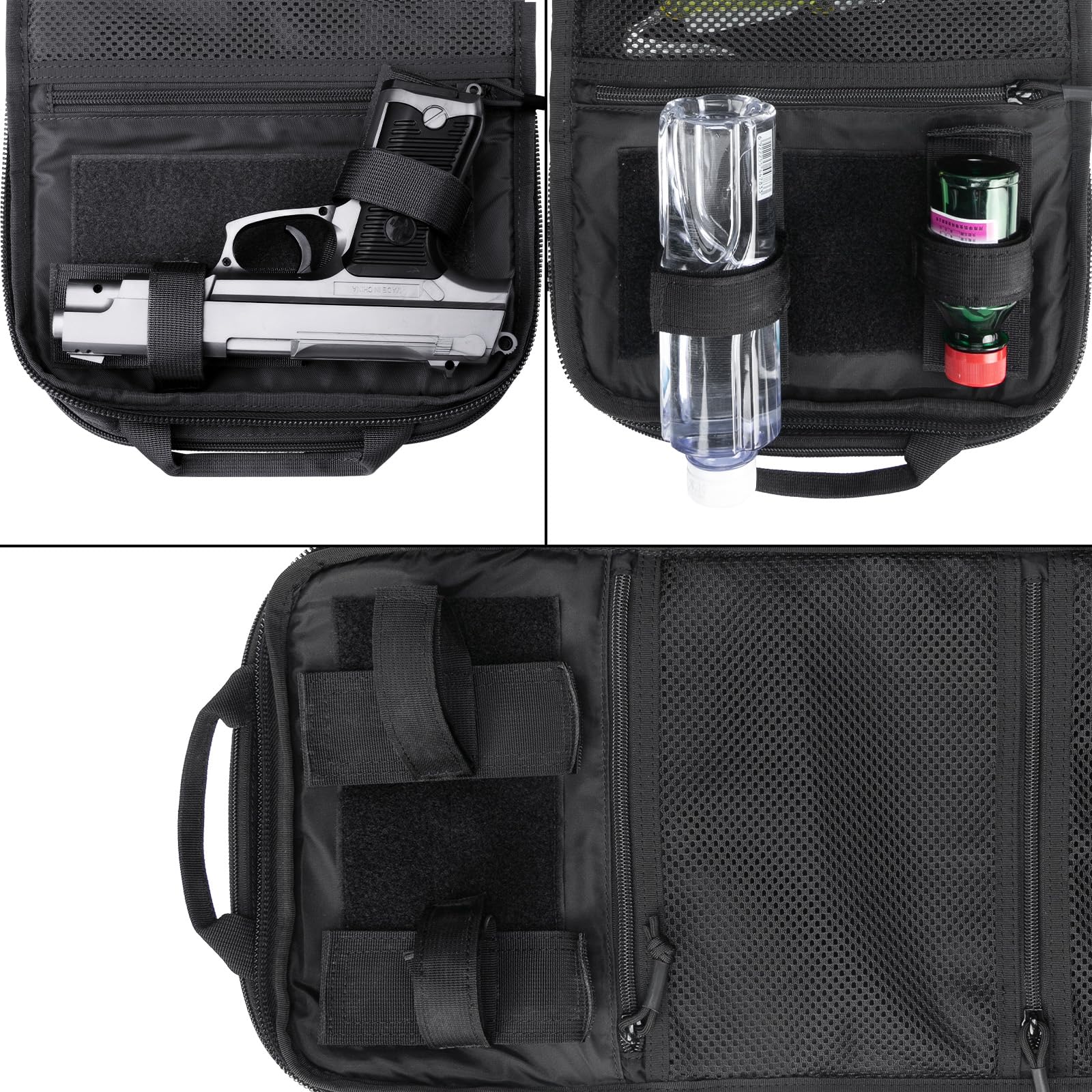 EXCELLENT ELITE SPANKER Mochila Médica Mochila Táctica Mochila Outdoor Camping Supervivencia Primeros Auxilios Mochila(BLK）