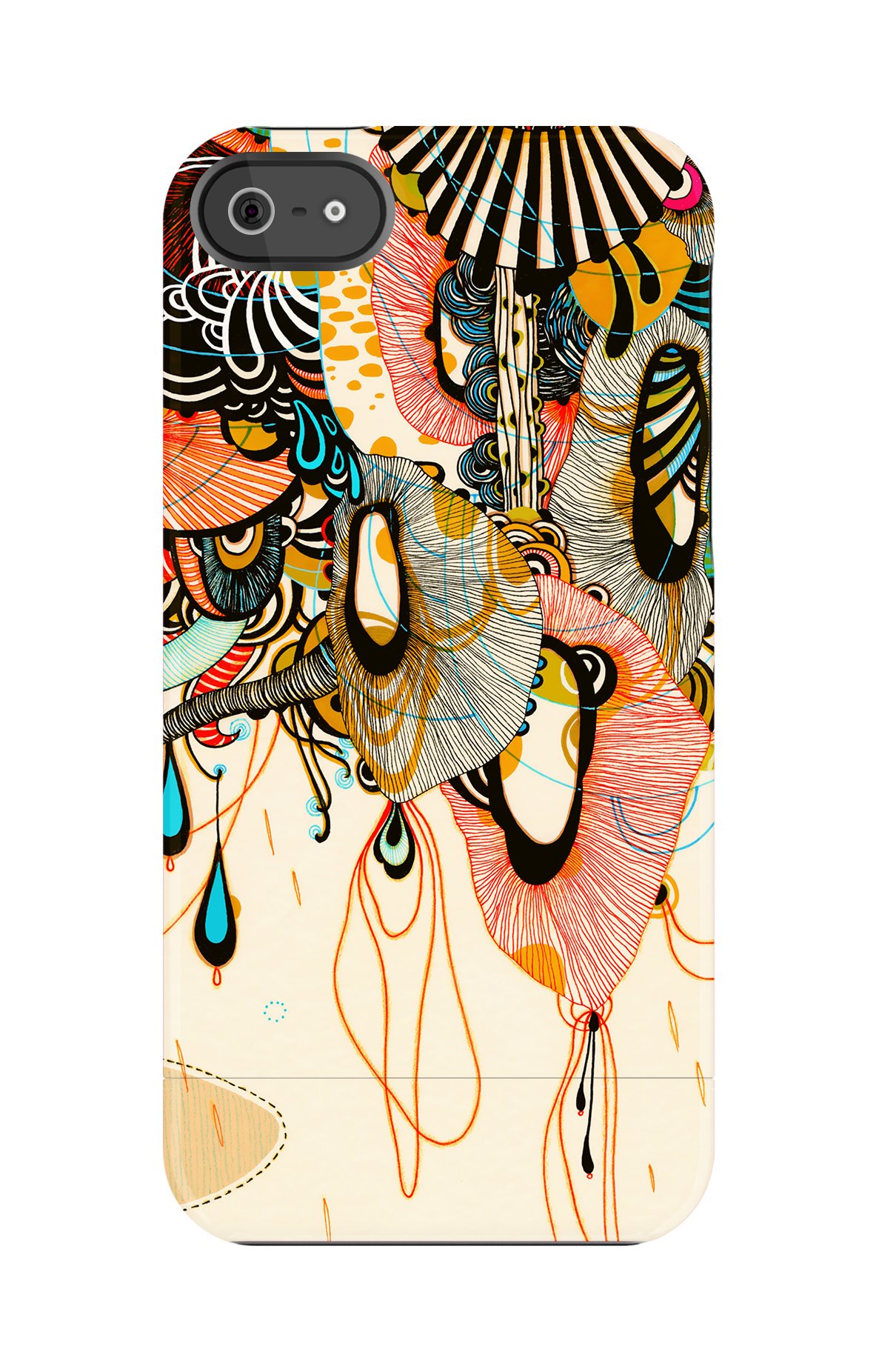 Uncommon LLC C0007-BU Allusion Capsule Hard Case for iPhone 5/5S - Carrying Case - Retail Packaging - Multicolored