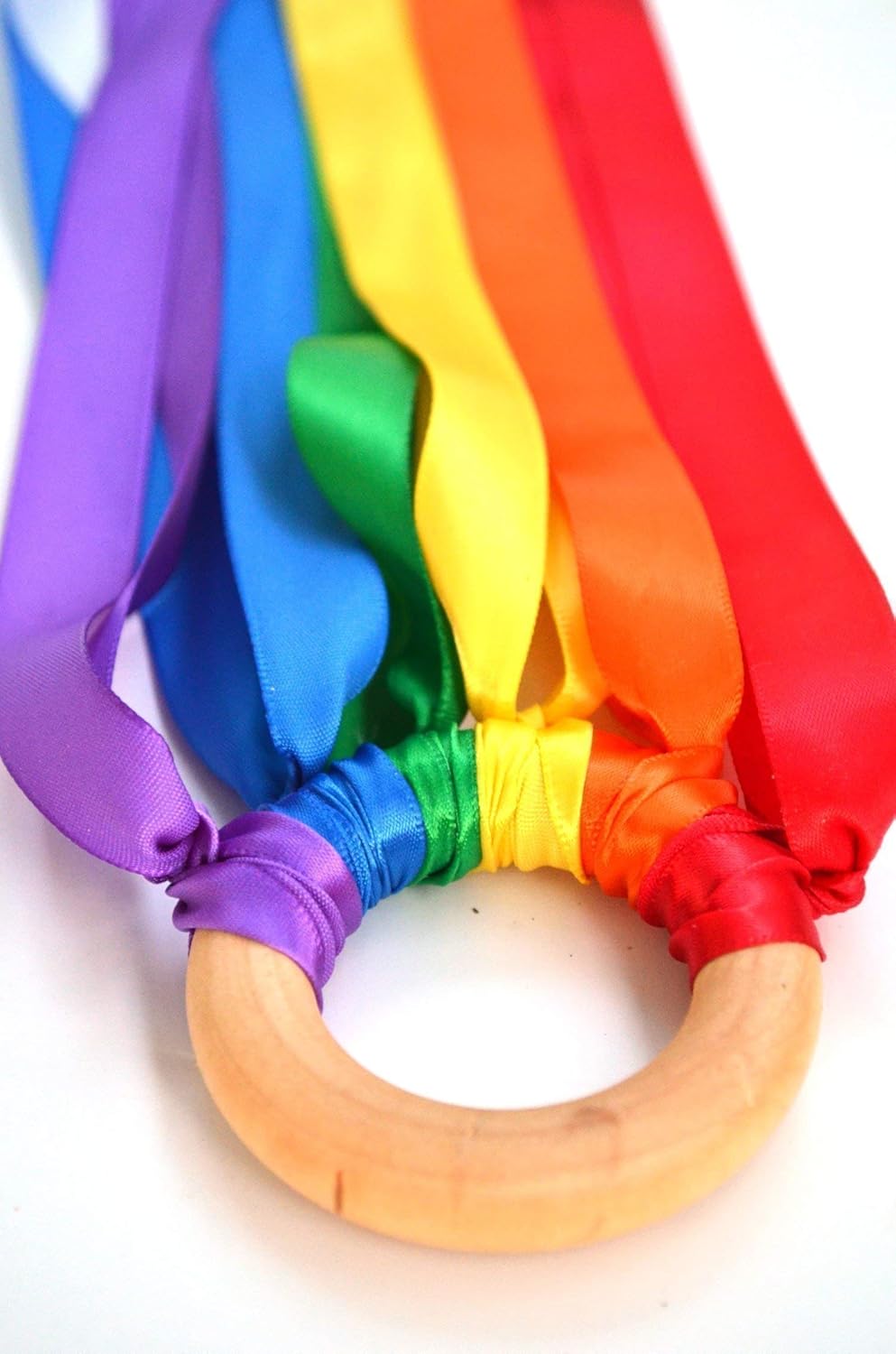 Rainbow Hand Kite Ribbon Runner Party Favor