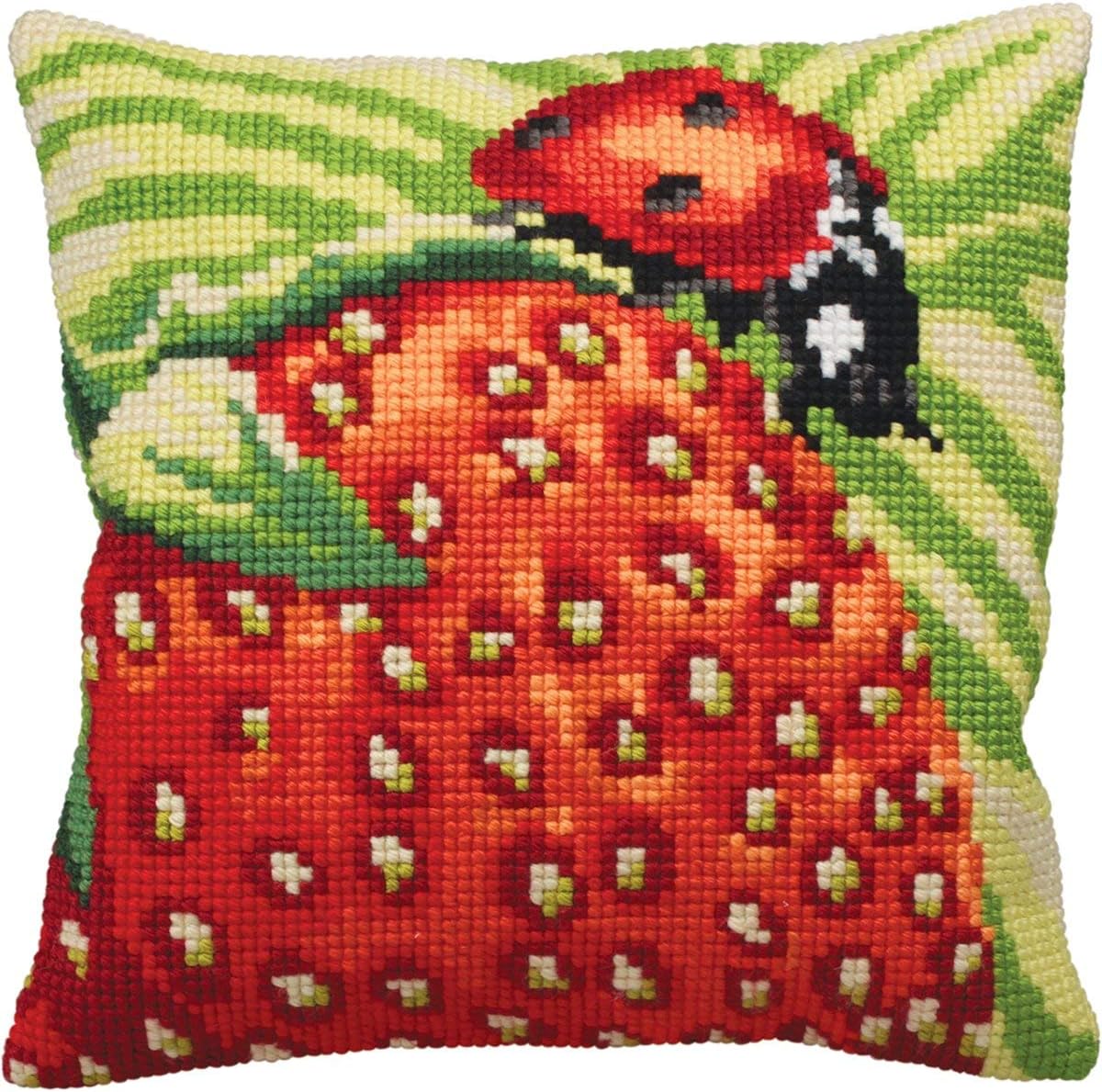 RTO Garriguette Collection D'Art Stamped Needlepoint Cushion Kit, 40 x 40cm