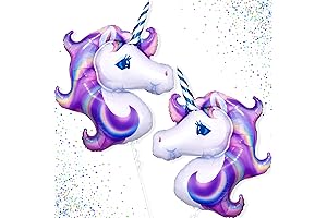 KatchOn Purple Unicorn Party Balloons