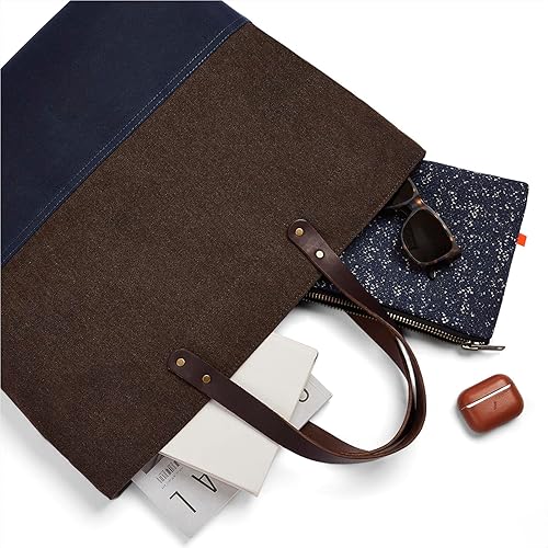 Miniatura 5 de Sunbrella Bolsa 1961, duradera, para negocios, viajes, bolsa de utilidad para laptop de 13 pulgadas, llavero, reciclada, resistente al agua y a las