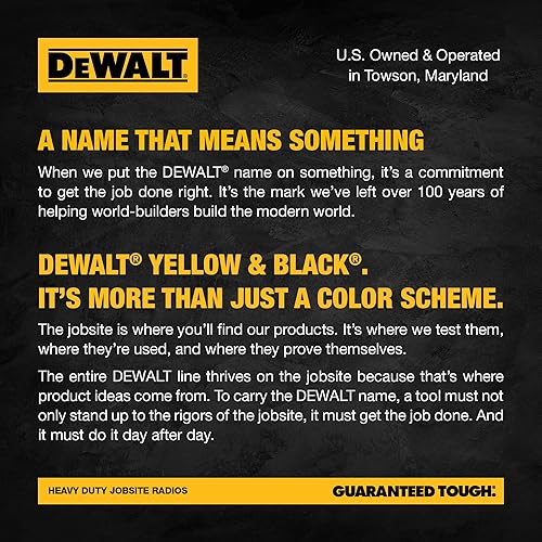 Miniatura 8 de DEWALT DXFRS800 - Paquete de radios bidireccionales de 2 W, Walkie Talkies resistentes, paquete de 6 con 6 auriculares y cargador de banda