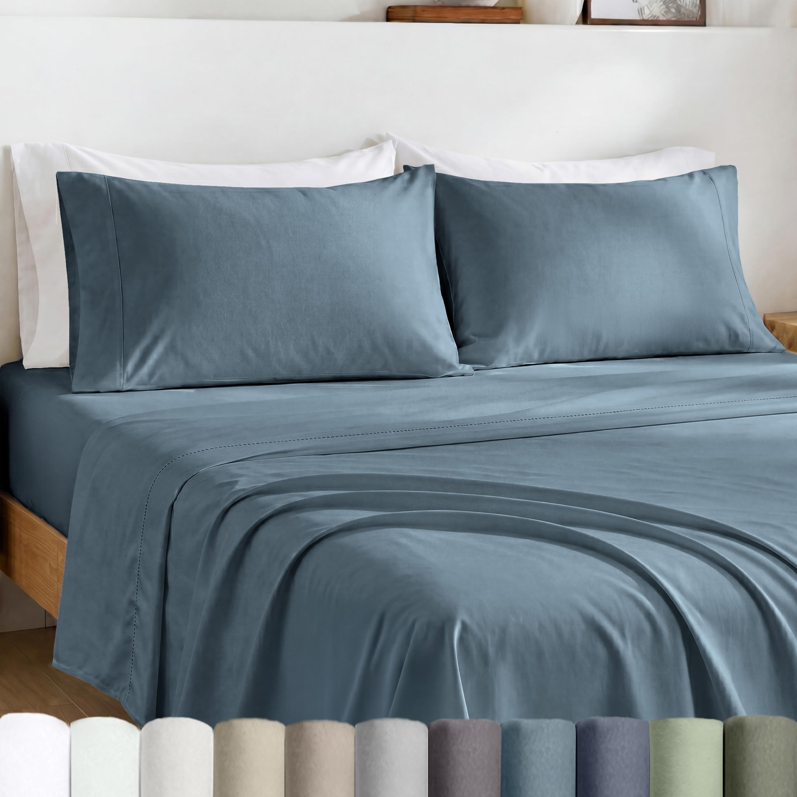 California Design Den Egyptian Percale Sheet Set
