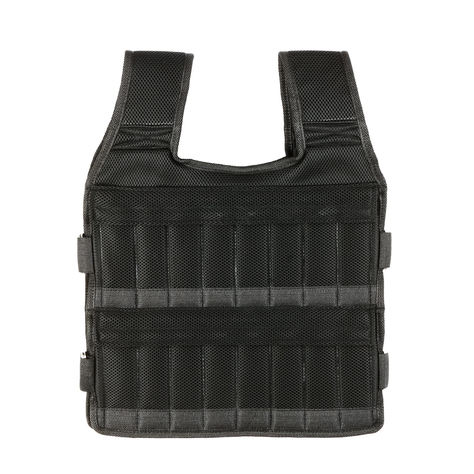 Gilet de Poids de 35 Kg avec Poids de 6 Kg pour les Jambes et 5 Kg pour les Bras, Gilet D'entraînement Réglable avec 32 Poches, Tissu en, Bretelles Absorbant les Chocs,