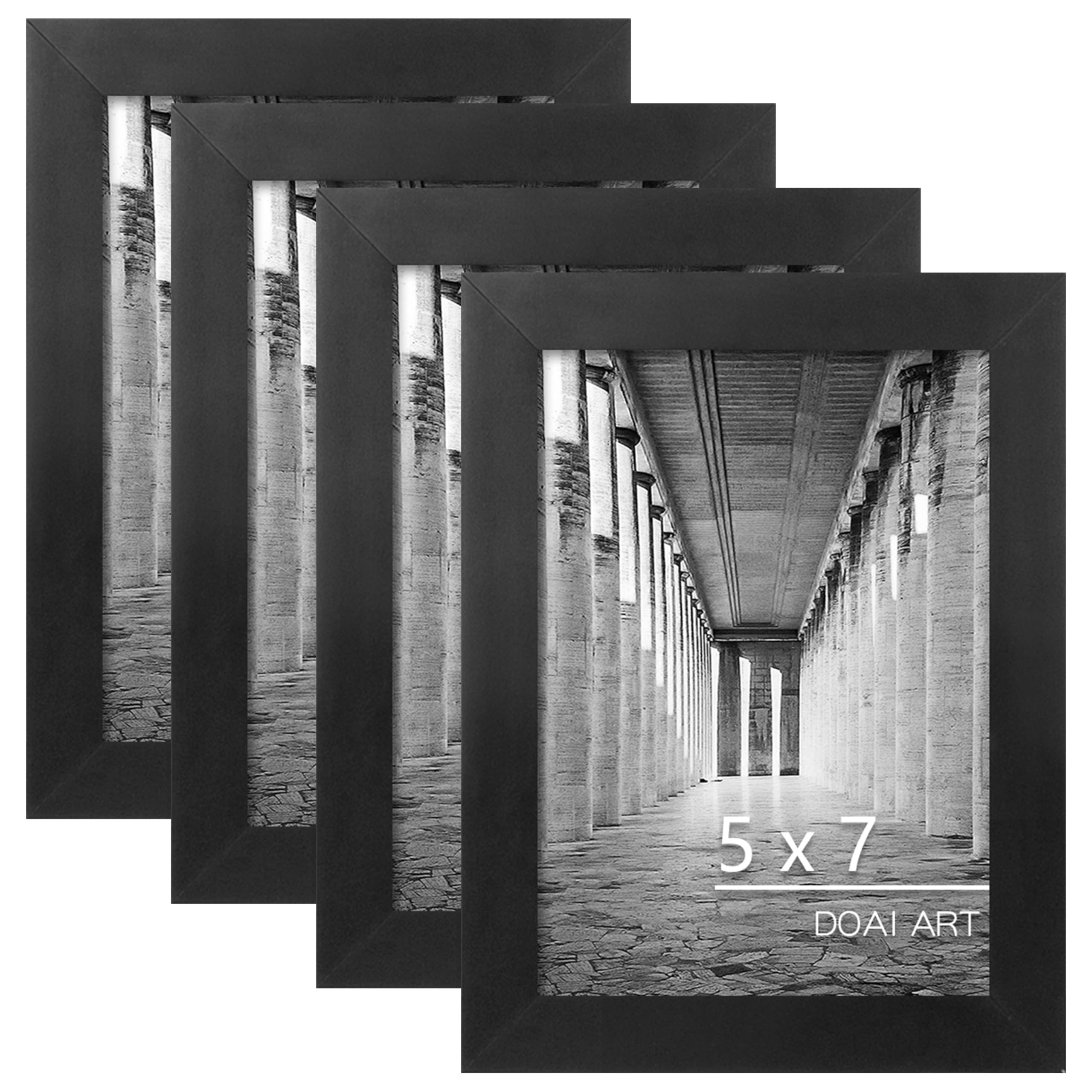 DOAI ART 5x7 Picture Frame 4Pack,Black — image 1