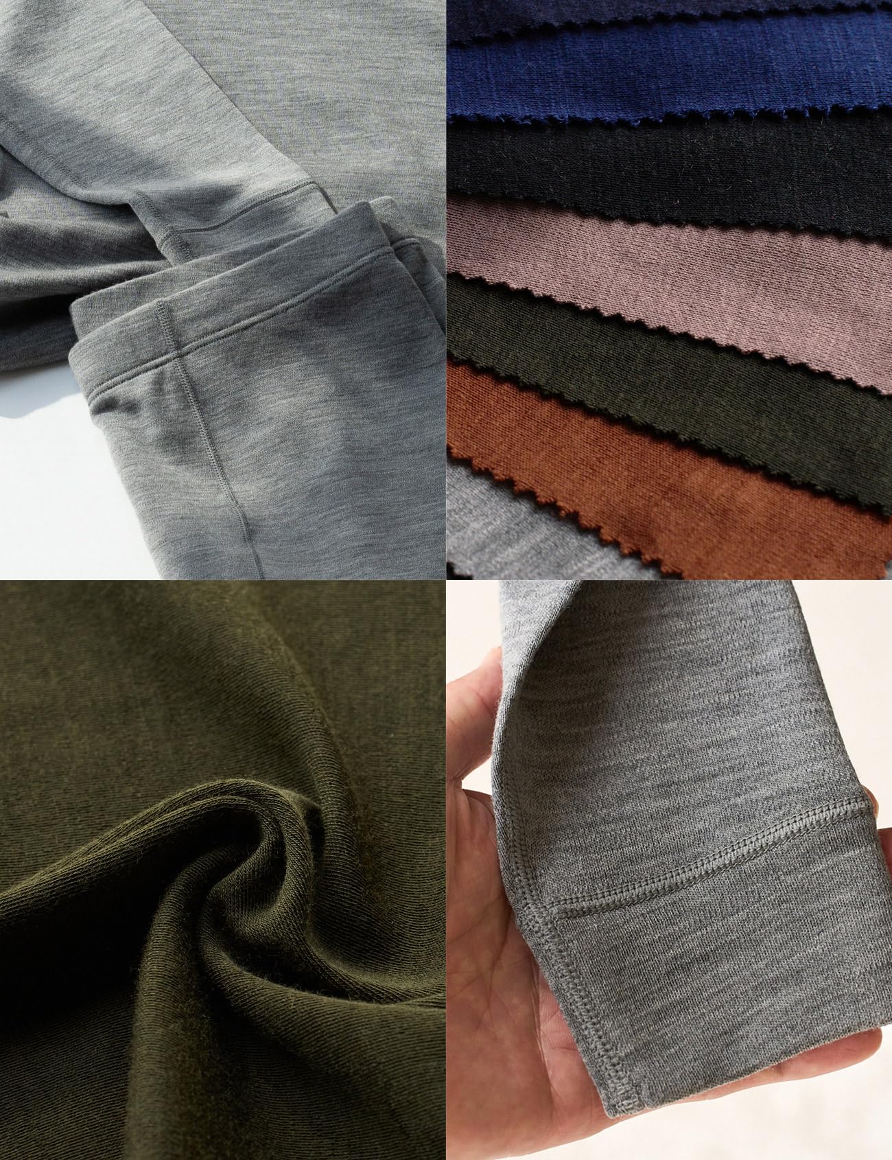 LAPASA Damen Thermo Leggings 100% Merinowolle, Thermounterwäsche Unterhose | Warme, atmungsaktive Merino-Thermounterwäsche für Alltag, Wandern, Ski und Outdoor, weich und temperaturausgleichend.