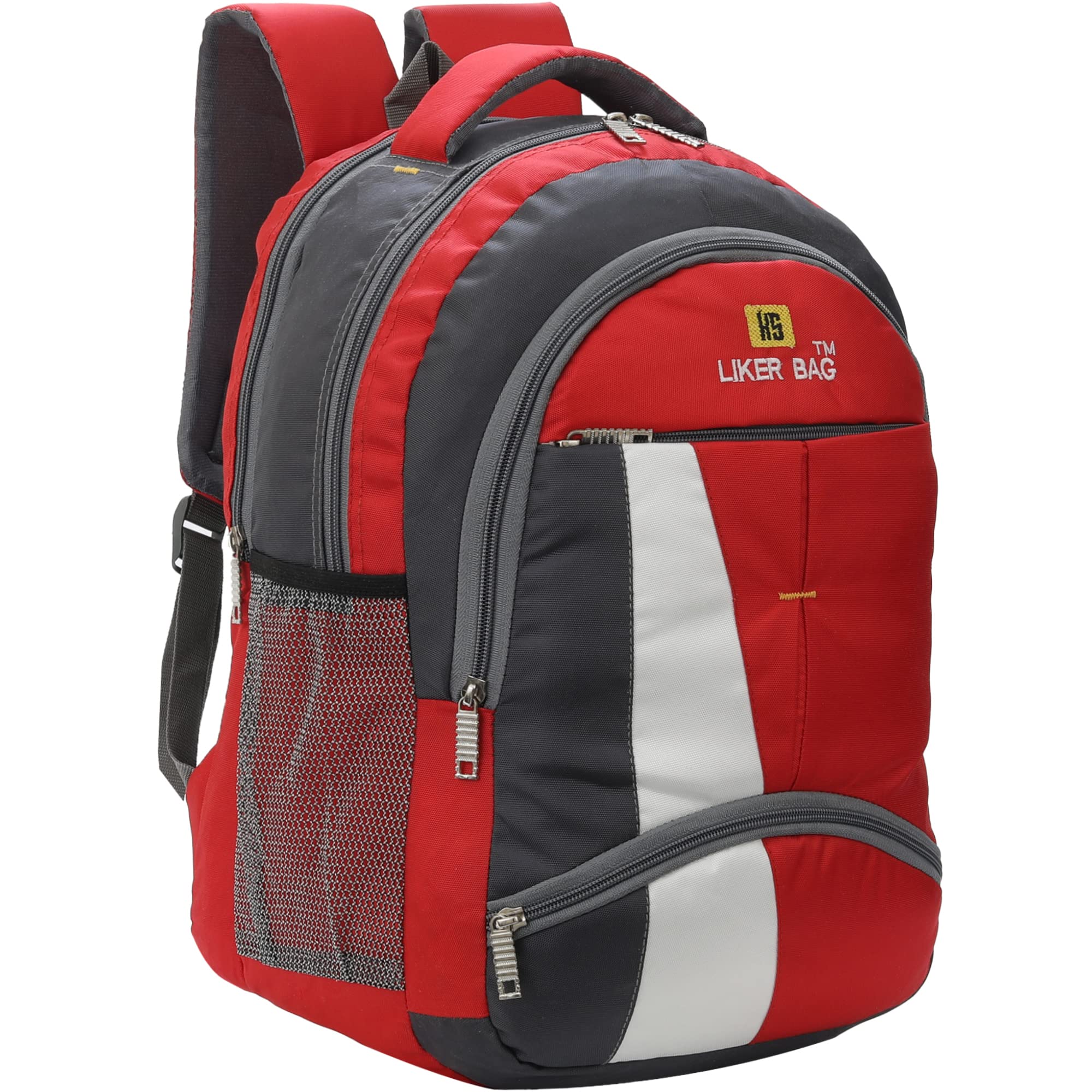 Liker Bag Large 45 L Laptop Backpack Spacy Unisex Backpack Reflective Strip (Red) (B09YMWYS54) Amazon Price History, Amazon Price Tracker