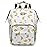 Diaper Bag Backpack, Diaper Bags for Baby Girls Boys, Baby Bags for Moms Dads, Nappy Changing Bag with Insulated Pockets,Multi-functional Waterproof Backpack with Stroller straps -Beige Banana