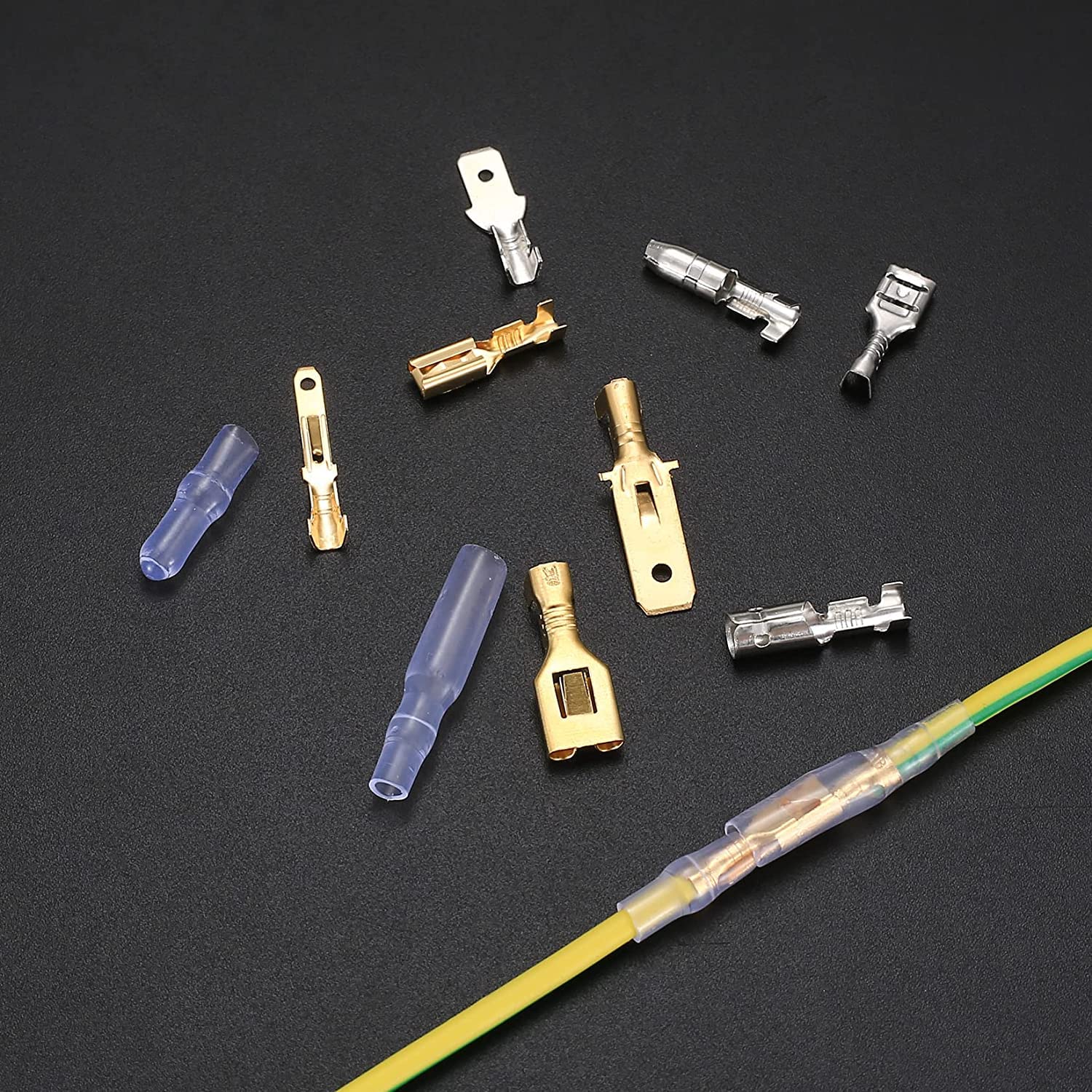 315/270/120PCS Insulated Crimp Terminal Set 2.8/4.8/6.3mm Male Female Wire Connectors I.1493838878