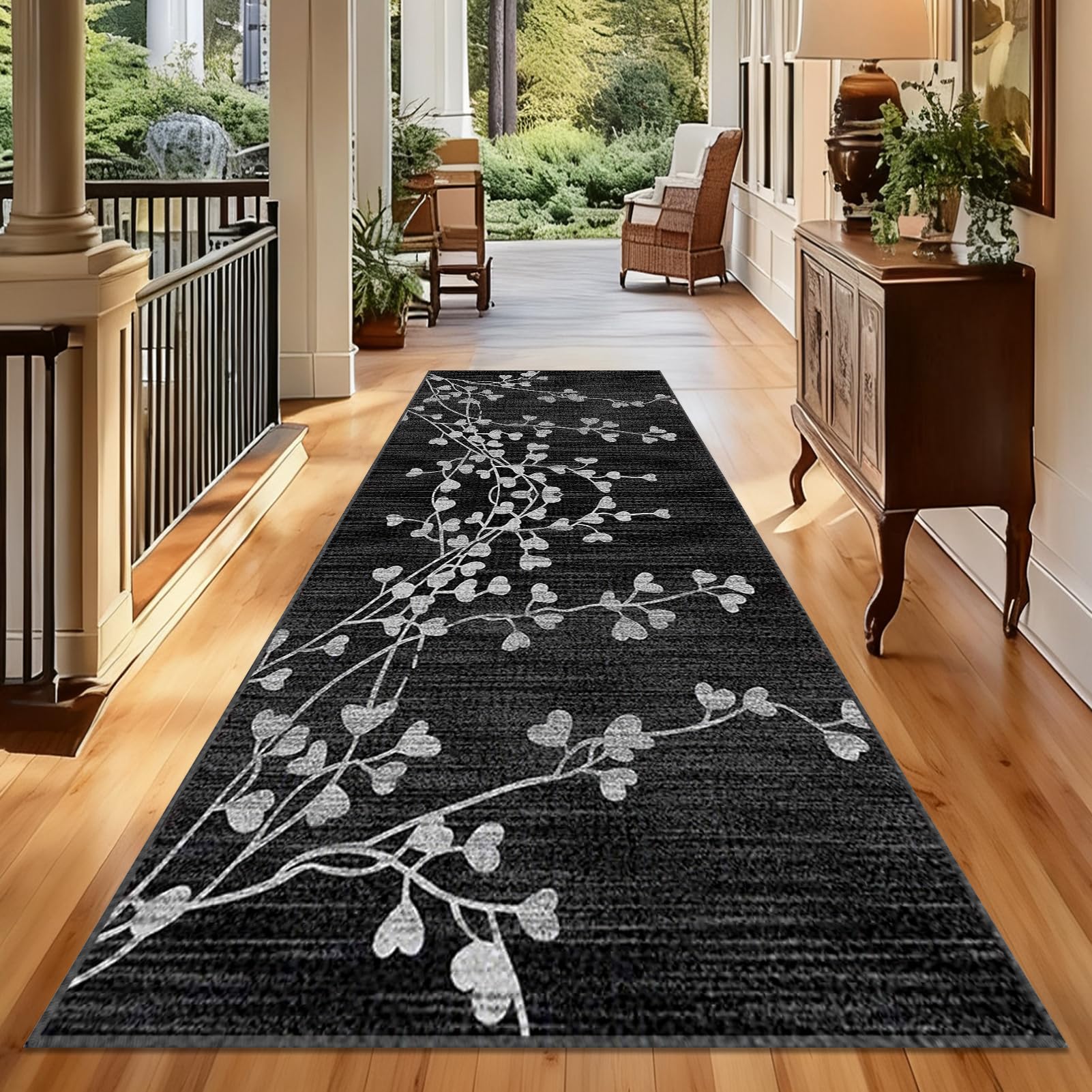 Lzrexnvofxg Color-Aa202 Long Hallway Runners 40 X 60 Cm Non Slip Washable Low Pile Carpet Runners For Hallways Kitchen Runner Rug For Entryway Hallway Narrow Hall Runner For Bedroom, Kitchen, Hallway, Living Room