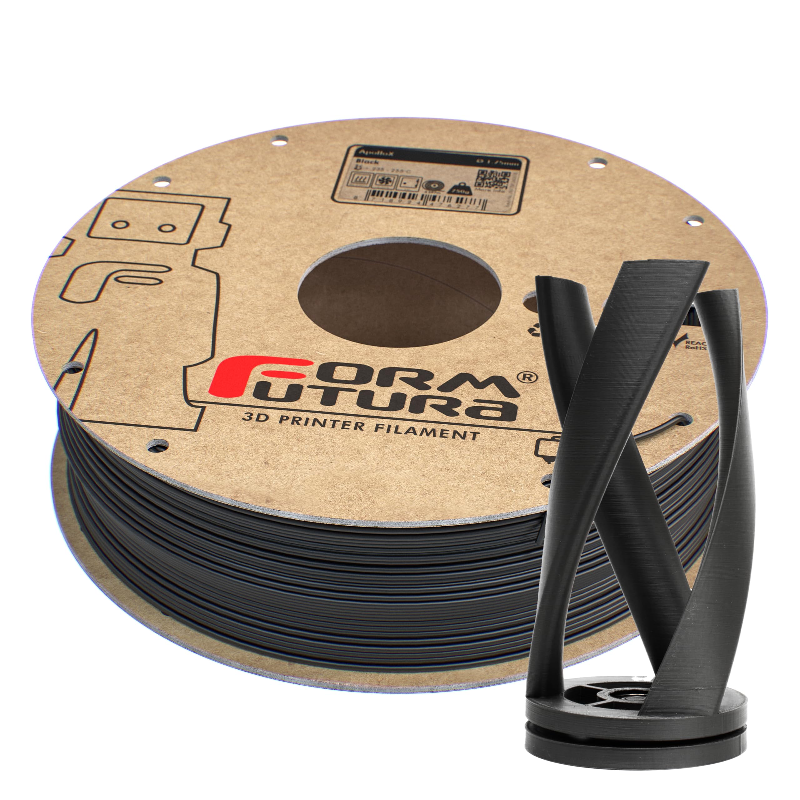 Formfutura 1,75 mm ApolloX - Czarny - Filament do drukarki 3D
