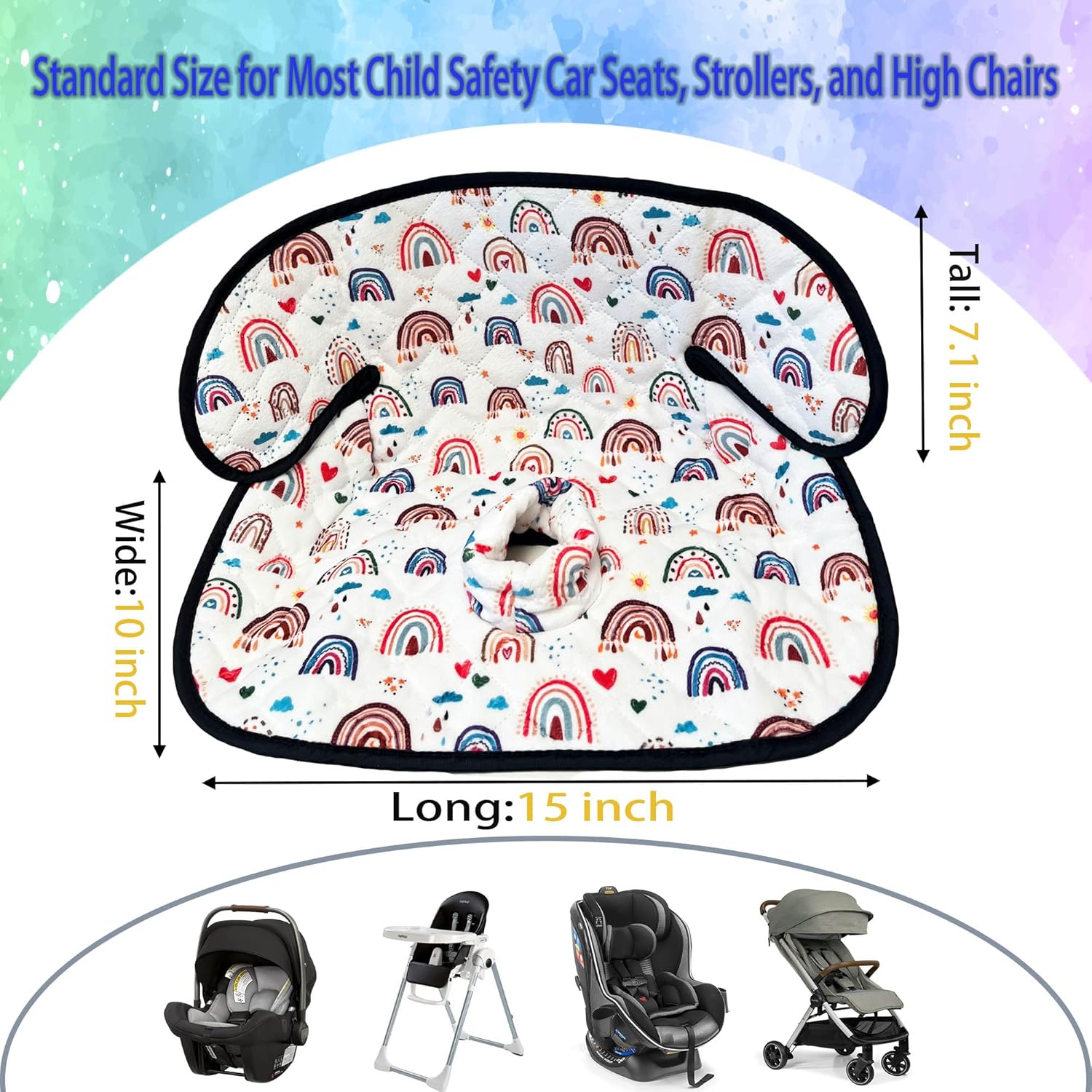 Gulissa 2 Pack Piddle Pad - Potty Training Car Seat Protector, Waterproof Car Seat Cover for Car Seats & Strollers, Non-Slip, Leak-Proof & Washable Fits All Seats for Ages 6 Months to 4 Years (Pink)