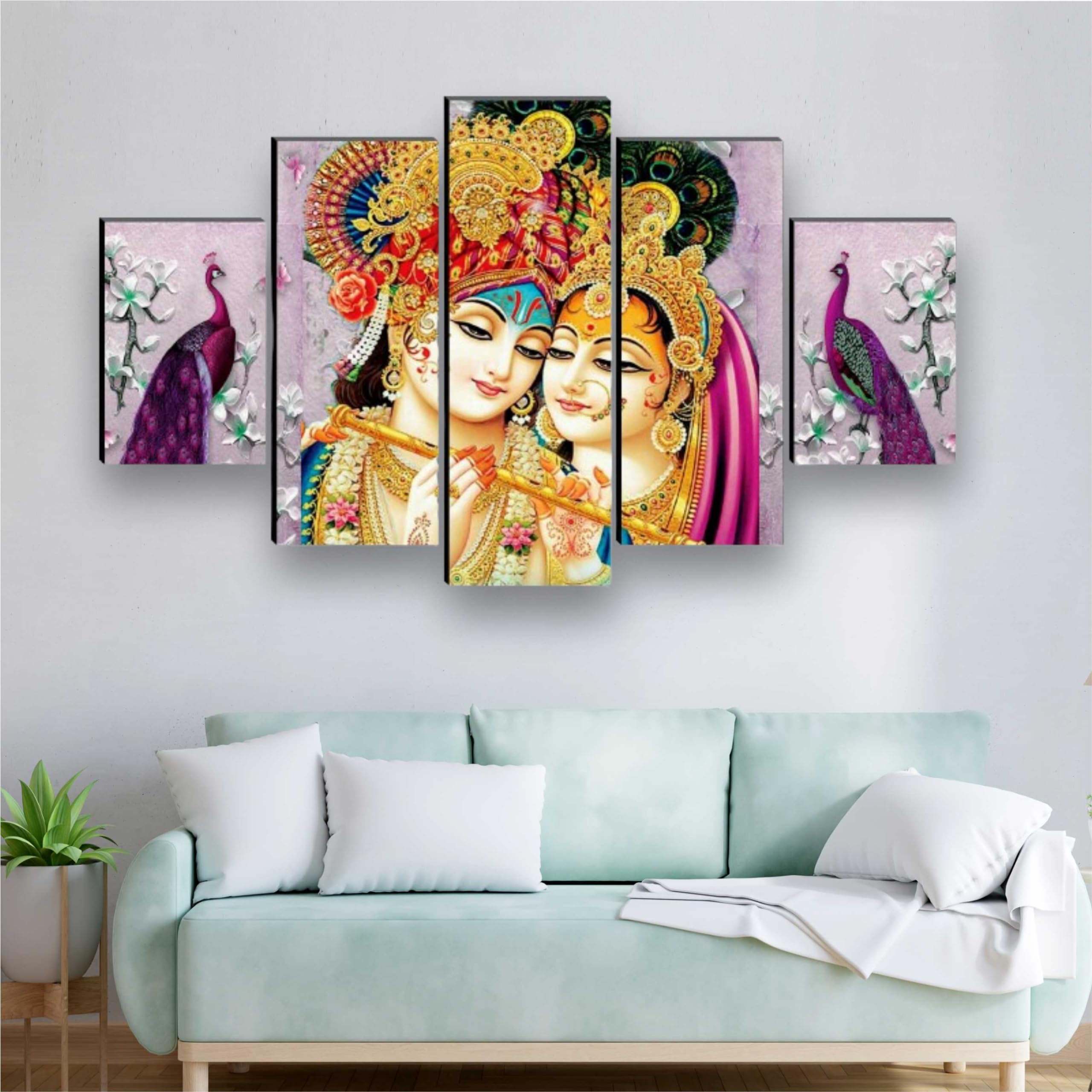SAF paintings Set Of 5 Wall Painting With Frame For Home Decoration, Living Room, Spa, Office, Hotel Big Size Wall Décor 30 Inch x 18 Inch PNLS32231 (B09W2Z49PX) Amazon Price History, Amazon Price Tracker
