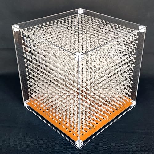 Vista 17 de Mini 3D Led Cube DIY Kit de Electrónica Kit de Proyecto de Soldadura (3D8MINI-CASE-5PS)