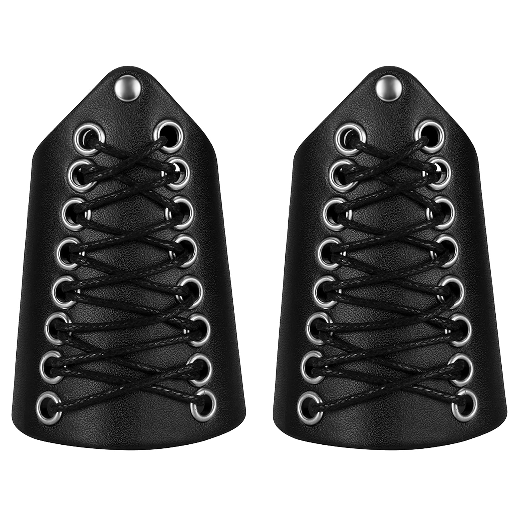 Thajaling2 Pieces Medieval Archery Bracers, Viking Cuffs LARP Bracers, Wide Leather Vintage Bracers, Handcrafted Leather Armguards