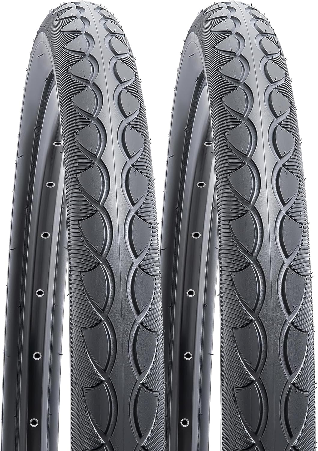 YUNSCM 2-PCS 26" Road Bike Tires 26x2.0/50-559 Compatible with 26 * 2 26 x 2.0 26X2.0 Bike Bicycle Tires (Y-821)