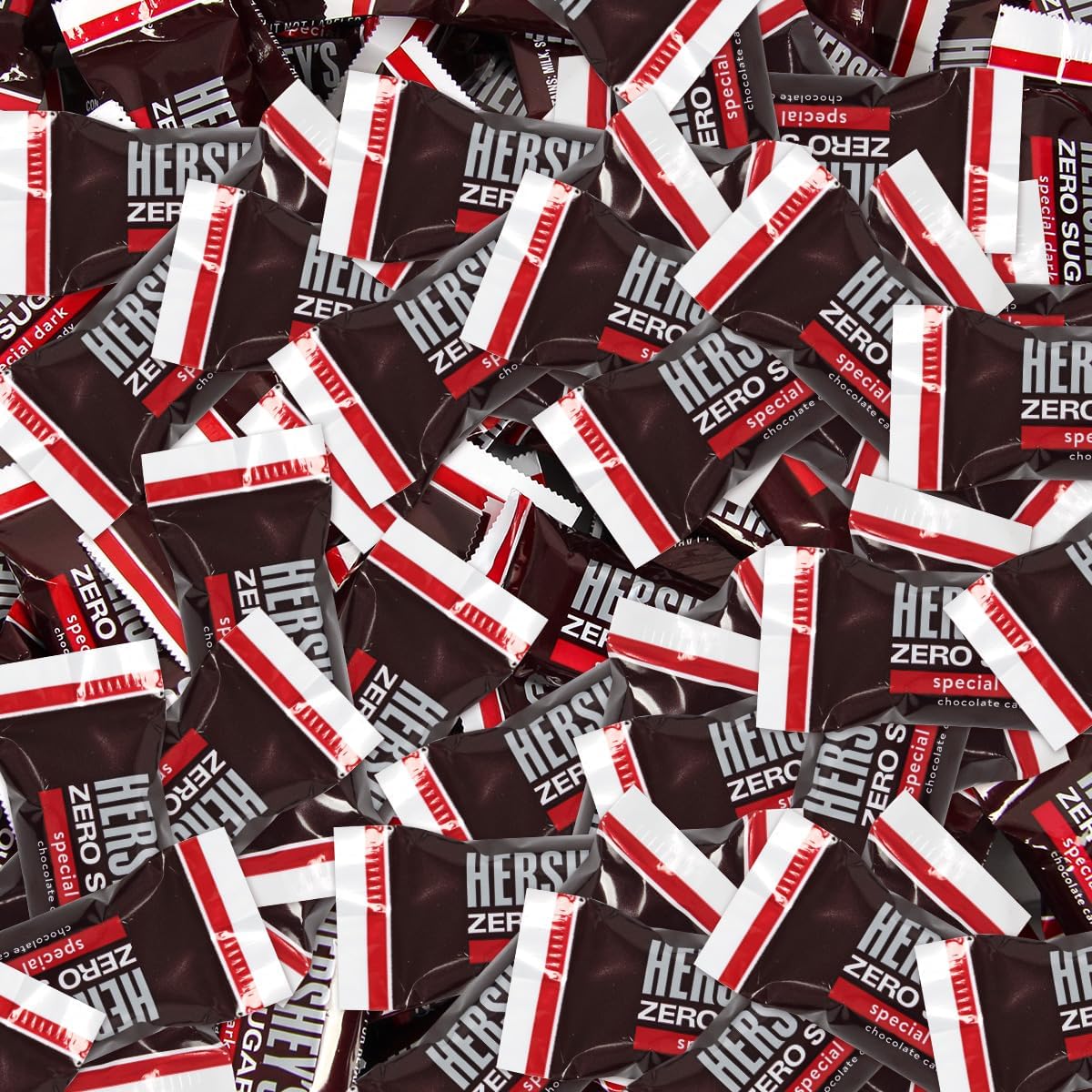 Zero Sugar Special Dark Chocolate Candy Bulk Pack - Individually Wrapped Sugar Free Chocolate Candy Bar Snack Size for Office Cravings, On the Go Snacking and Party Favors, 2lb