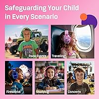 Vista 96 de Vanderfields Kids Ear Protection Earmuffs - Noise Cancelling Headphones for Kids, Autism, Toddler, Children