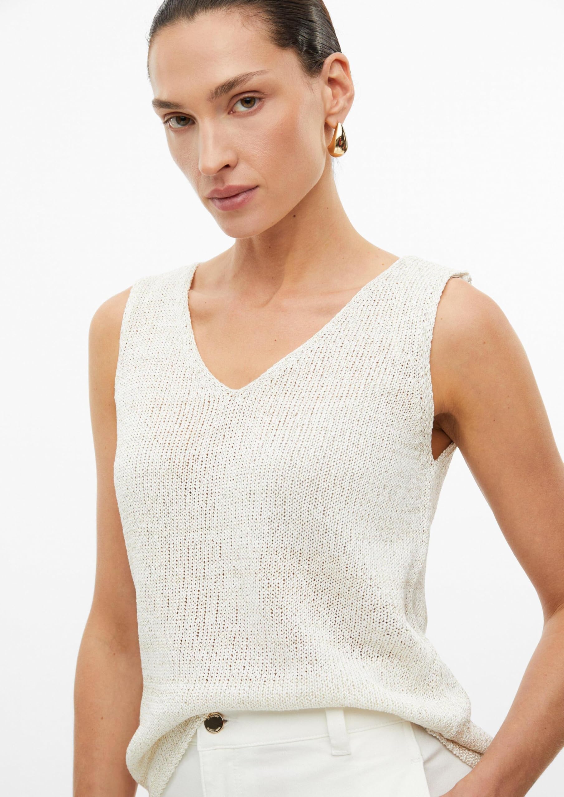 s.Oliver Black Label Damen 2178838 Strick Top (1er Pack)