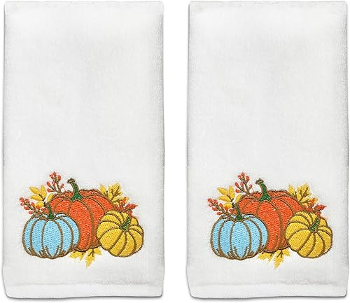 Miniatura 9 de Hexagram Juego de 2 toallas de mano de Pascua bordadas para decoración de cocina de Pascua para baño, 14 x 30 pulgadas, 100% algodón, suave, huevos