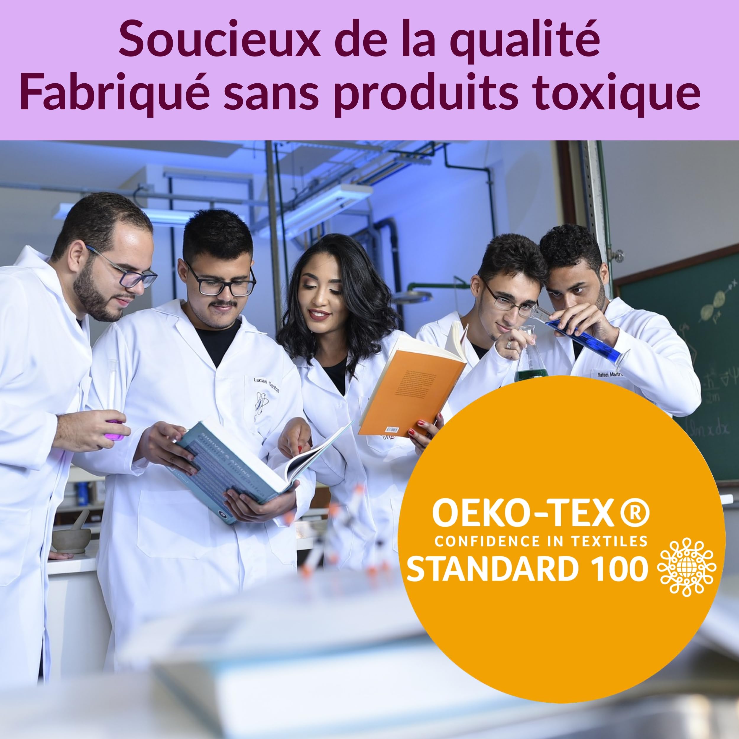 Coussinets d'allaitement lavables en fibre de bambou triple épaisseur ultra absorbants pack 20 + pochette étanche + filet de lavage