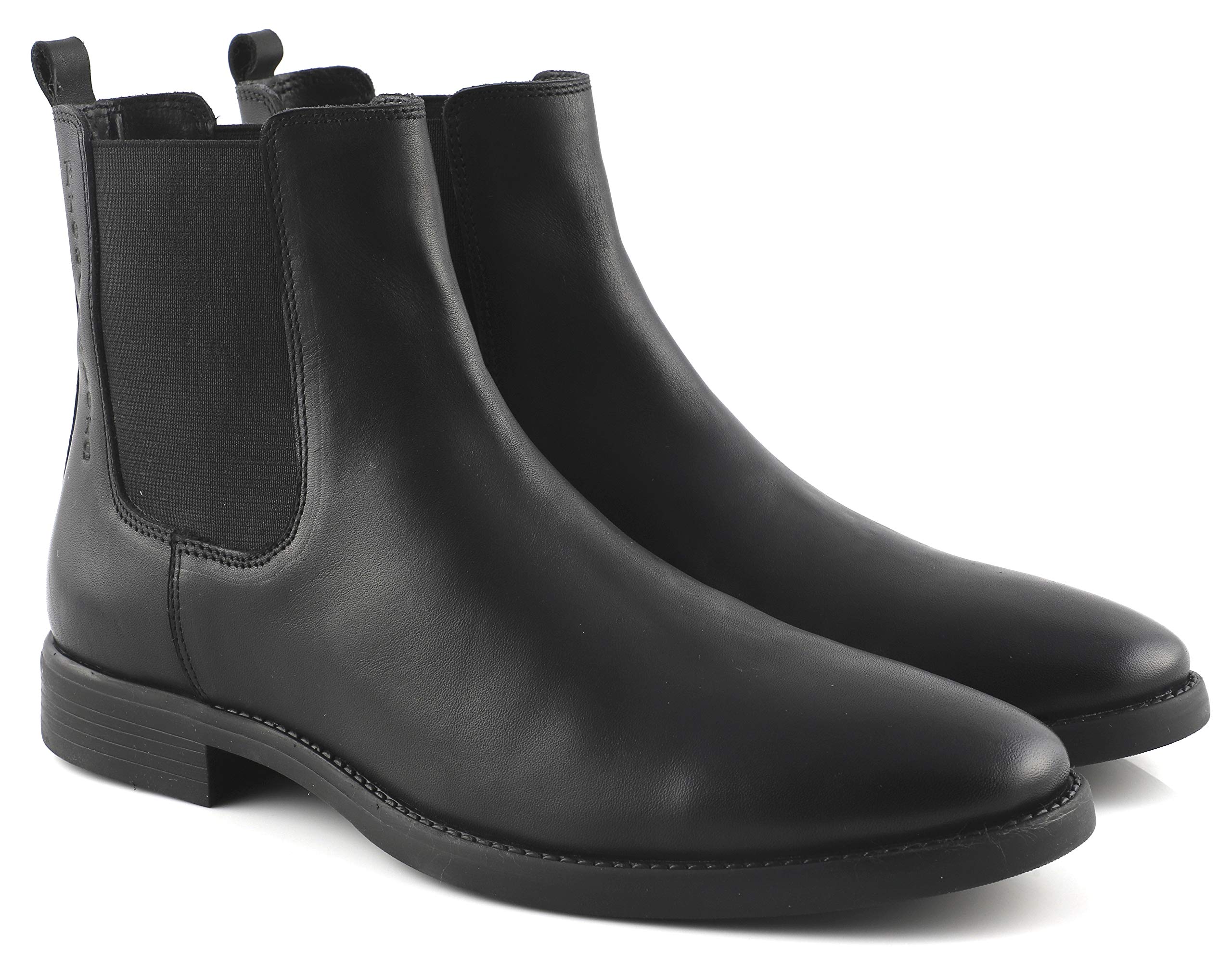 Freacksters Mens Black Leather Chelsea Boots (B08P5RRFPZ) Amazon Price History, Amazon Price Tracker