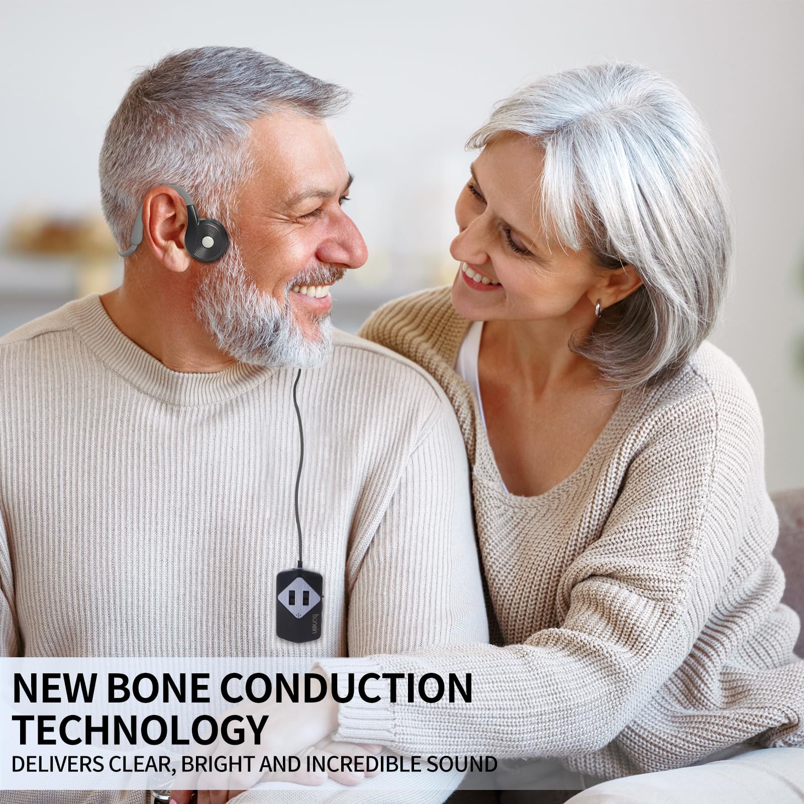 bonein Bone Conduction Hearing Headphones, 7 Audio Modes, Non-Intrusive Design, Ideal for All-Day Comfort and Everyday Use 1