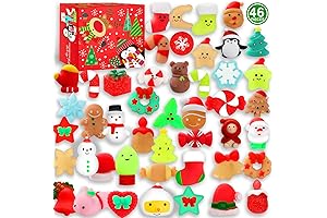 Mochi Squishy Toys, Christmas Goodie Bags Treats Decorations Classroom Prizes